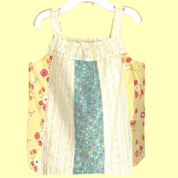 Gymboree girls patchwork tank top size 2T - Picture 1 of 5
